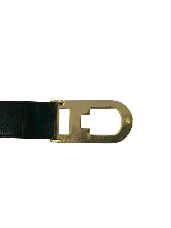 Dior CD Logo Leather Belt Black main image 4